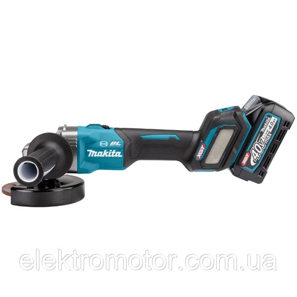 Кутова шліфувальна машина Makita XGT 40V MAX GA023GM201 з AWS модулем від компанії Компанія Єлектромотор - фото 1