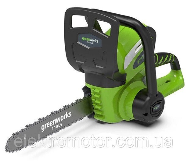 Ланцюгова пила акумуляторна Greenworks G40CS30 (20117) (без акумулятора і ЗУ) від компанії Компанія Єлектромотор - фото 1