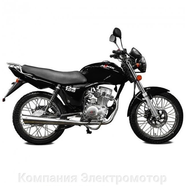 Мотоцикл MINSK D4-125 чорний від компанії Компанія Єлектромотор - фото 1