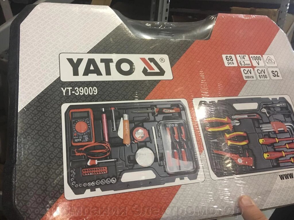 Набір інструментів електрика YATO YT-39009 від компанії Компанія Єлектромотор - фото 1