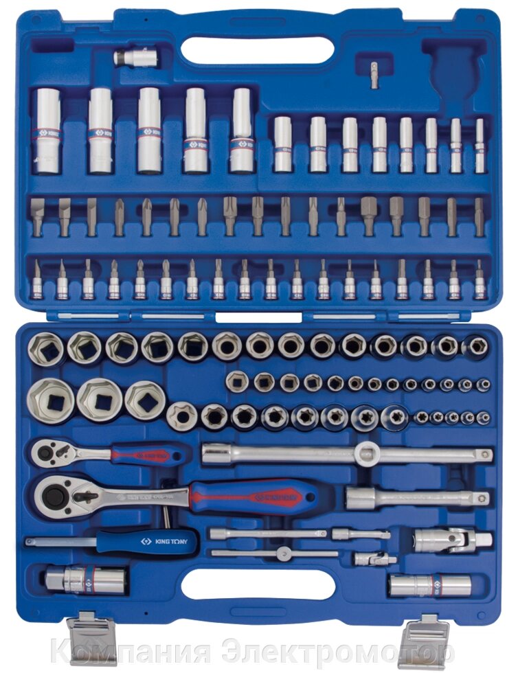Набір інструментів King Tony 109 одиниць (SC7510MR90) від компанії Компанія Єлектромотор - фото 1
