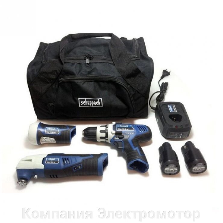 Набір інструментів Scheppach AKKU SET L1 від компанії Компанія Єлектромотор - фото 1