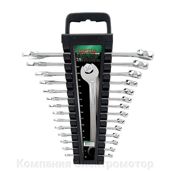 Набір ключів комбінованих TOPTUL GAAC1401 від компанії Компанія Єлектромотор - фото 1