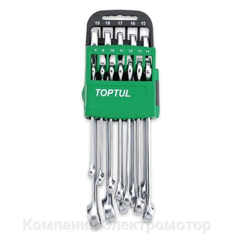 Набір ключів комбінованих TOPTUL GSAB1401 від компанії Компанія Єлектромотор - фото 1