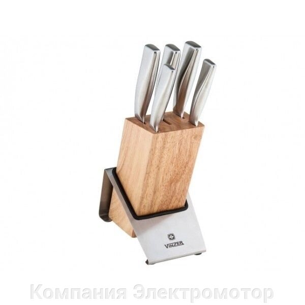 Набір ножів Vinzer ROCK 89121 (6 пр.) від компанії Компанія Єлектромотор - фото 1