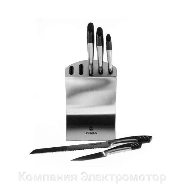 Набір ножів Vinzer Tsunami 6 пр (50125) від компанії Компанія Єлектромотор - фото 1