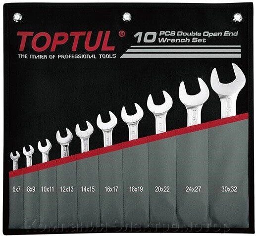 Набір ріжкових ключів TOPTUL GPCJ1001 від компанії Компанія Єлектромотор - фото 1