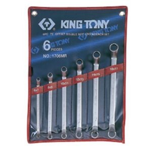 Набір клавіш KING TONY 6 одиниць, 6-17 мм, блок (1706MR)