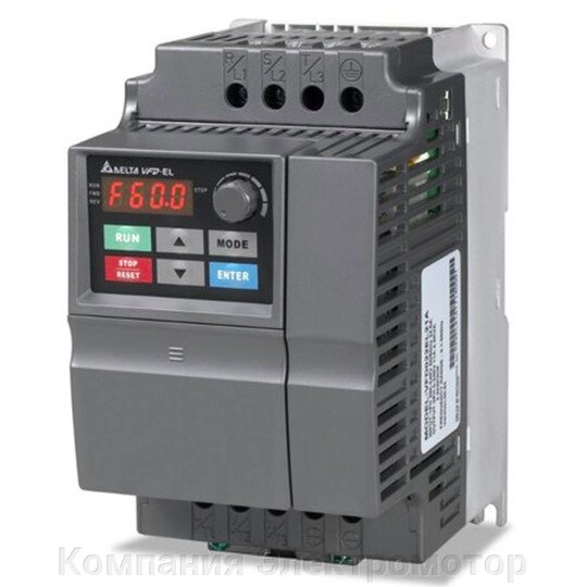 Перетворювач частоти Delta Electronics VFD007E21T VFD-E 0,75 кВт від компанії Компанія Єлектромотор - фото 1