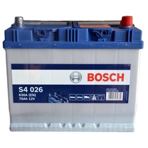 Акумулятор Bosch S4 Silver 6СТ-70 Азія Євро