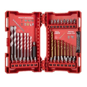 Набір свердел і біт Milwaukee ShW HEX/RedHEX HSS-G TiN 39 шт.