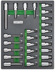 Набір біт TOPTUL GEB2501