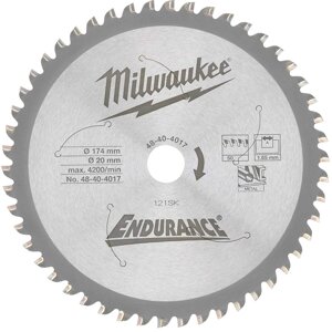 Пиляльний диск Milwaukee 174x20 мм, 50 зуб. (48404017)