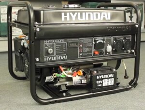 Бензиновий генератор Hyundai HHY 3000FE в Києві от компании Компания Электромотор