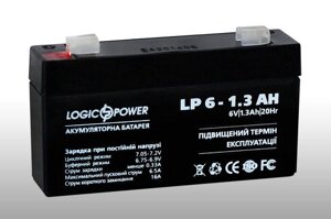Акумулятор LogicPower LPM 6-1.3 AH