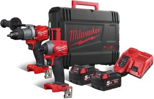 Набір акумуляторних інструментів Milwaukee M18FPP2A2-502X (4933464268)