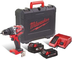 Акумуляторний ударний дриль-шуруповерт Milwaukee M18 CBLPD-422C (4933472116)