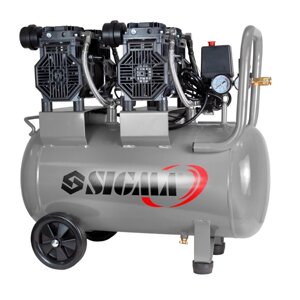 Компресор SIGMA 7042561 чотирициліндровий безмаслянь 3кВт 418л/хв 8бар 50л