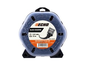 Косильна Струна ECHO Black Diamond 2,4 мм 12 м (340095004)