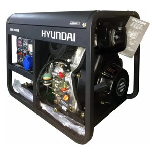 Дизельный генератор Hyundai DHY 8500LE+колеса