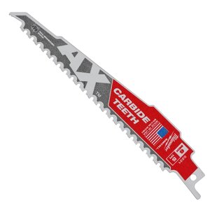 Пиляльні полотна для шабельної пили Milwaukee TCT AX 150 мм 5 шт (48005521)