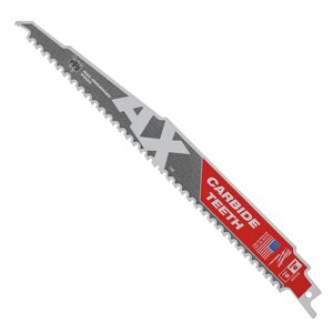 Пиляльні полотна для шабельної пили Milwaukee TCT AX 230 мм 5 шт (48005526)