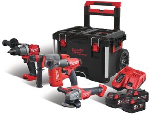 Набір акумуляторних інструментів Milwaukee M18FPP4A-503P (4933471148)