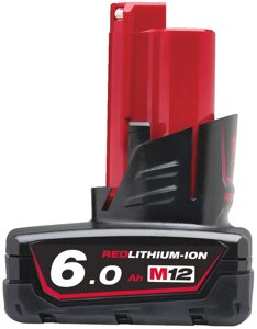 Акумулятор Milwaukee M12 B6 (6Ач) (4932451395)