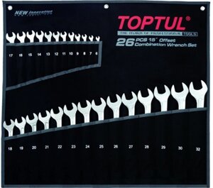 Набір ключів комбінованих TOPTUL GPAW2601