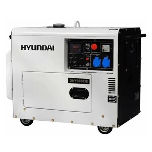 Дизельний генератор Hyundai DHY 8000SE