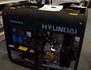 Дизельний генератор Hyundai DHY 6000LE