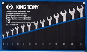 Набір клавіш KING TONY TREOTON 13 одиниць, 6-24 мм, супер-світло (12D13MRN)}}
