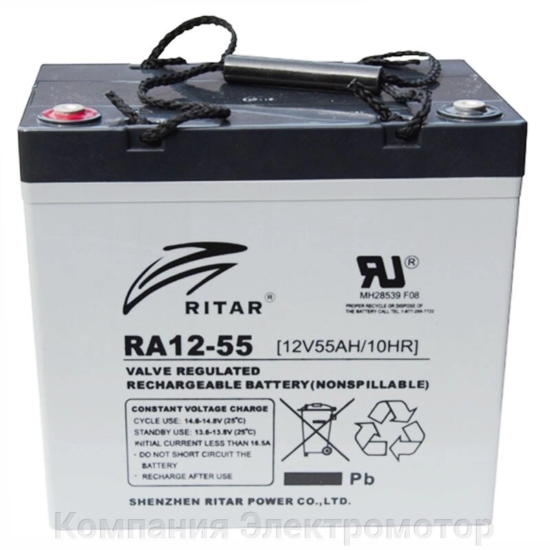 Акумулятор RITAR RA12-55 - особливості
