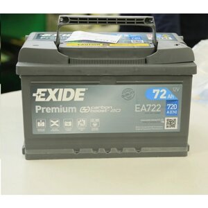 Акумулятор Exide Premium 6СТ-72 Євро