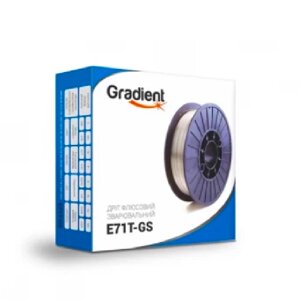 Флюсовий зварювальний дріт GRADIENT E71T-GS Ø 0.8 мм (5 кг) самозахисний