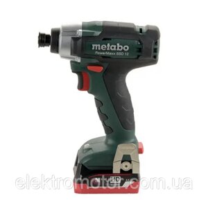 Гайковерт ударний акумуляторний Metabo PowerMaxx SSD 12