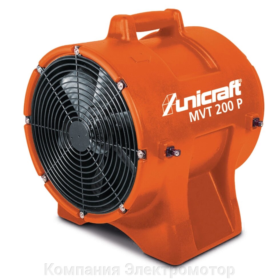 Промисловий осьовий вентилятор в комплекті з гнучким вентиляційним шлангом Unicraft MVT 200P від компанії Компанія Єлектромотор - фото 1