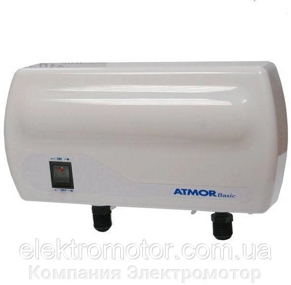 Проточний водонагрівач Atmor Basic 5 (черв) від компанії Компанія Єлектромотор - фото 1