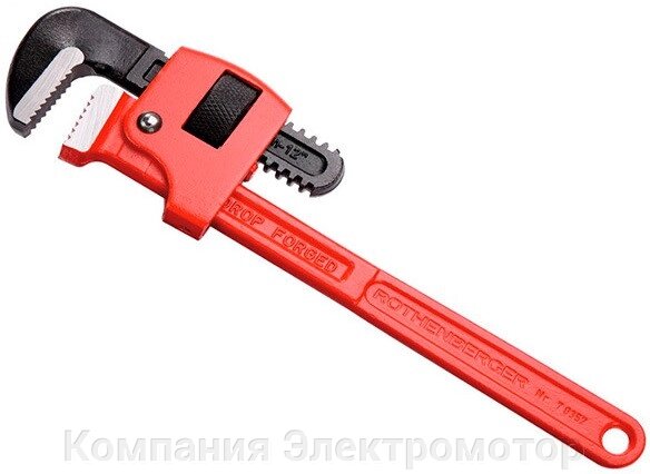 Прямий розвідний ключ Rothenberger STILLSON 8 "сталь 3/4" (7_0350) від компанії Компанія Єлектромотор - фото 1