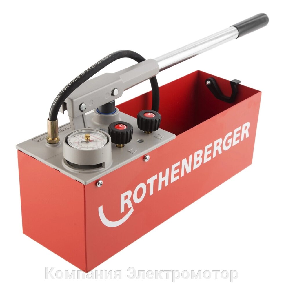Ручний насос Rothenberger для гідравлічних тестів RP50-S (6_0200)} від компанії Компанія Єлектромотор - фото 1