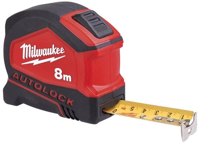 Рулетка Milwaukee Autolock 8м (25мм) (4932464664) від компанії Компанія Єлектромотор - фото 1