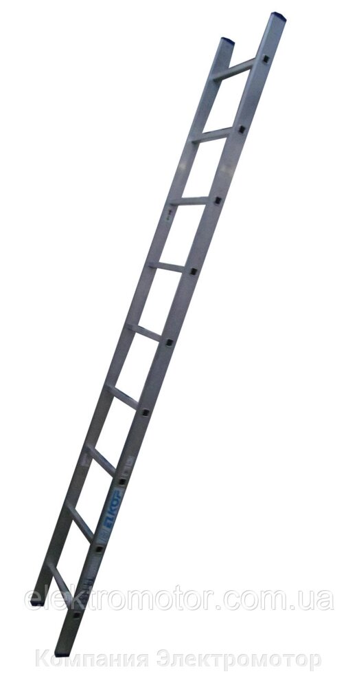 Сходи приставні ELKOP VHR Hobby 1x9 алюмінієва, 2427 мм від компанії Компанія Єлектромотор - фото 1