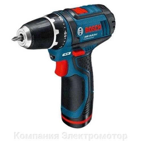 Шуруповерт акумуляторний Bosch GSR 10.8-2-Li 2 Ач (L-BOXX) від компанії Компанія Єлектромотор - фото 1