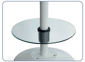 Скляний стіл (для Elegance і Rattan, 37 cm для стійки Ø50 мм) від компанії Компанія Єлектромотор - фото 1