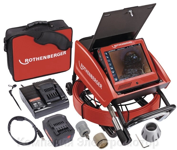 Телеинспекционная система Rothenberger Rocam 4 multimedia з головкою камери 40 мм, кабель 65 м (1500002616) від компанії Компанія Єлектромотор - фото 1