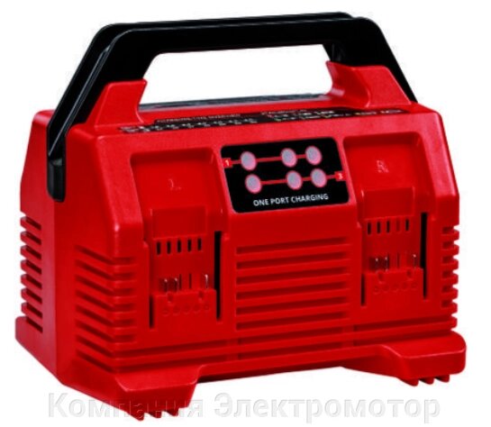 Зарядний пристрій для чотирьох акумуляторів Einhell 2x2 Power X-Quattrocharger 4А від компанії Компанія Єлектромотор - фото 1