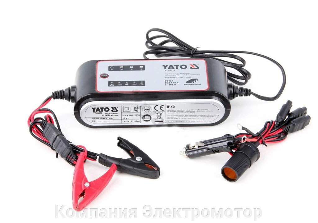 Зарядное устройство YATO YT-83016 від компанії Компанія Єлектромотор - фото 1