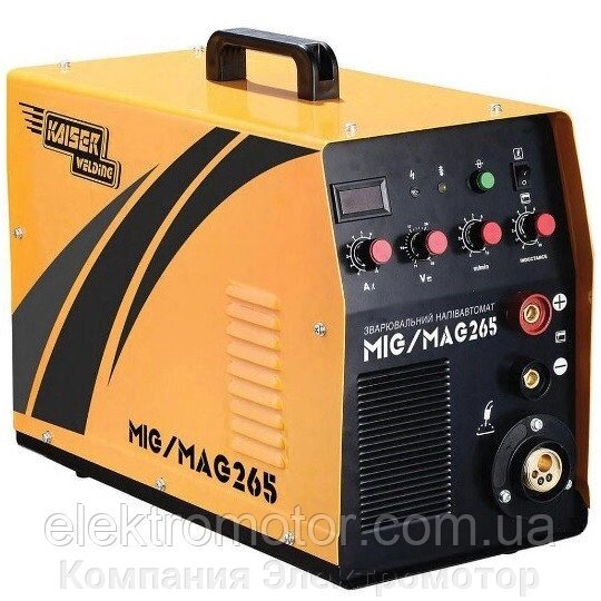 Зварювальний напівавтомат Kaiser MIG-265 2в1 (інверторний) від компанії Компанія Єлектромотор - фото 1