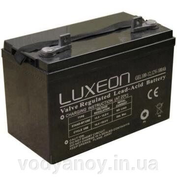 Акумулятор / акумуляторна батарея 100 Ah Luxeon LX12-100MG від компанії магазин Водяний - фото 1