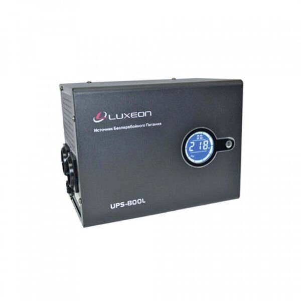 Джерело безперебійного живлення Luxeon UPS-800L зі стабілізацією від компанії магазин Водяний - фото 1